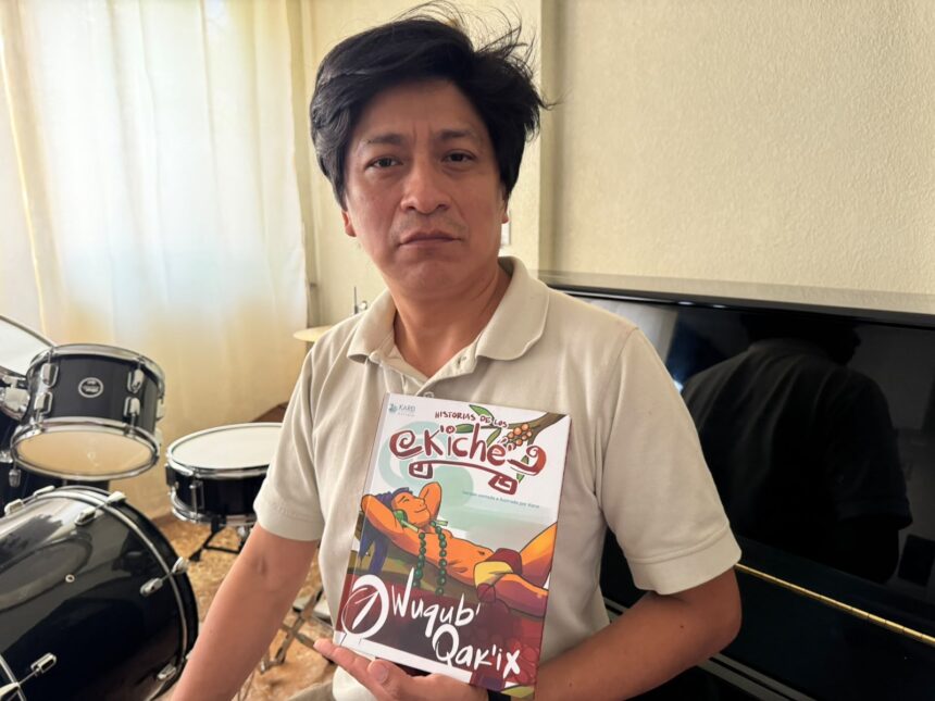 Karei will present “Stories of the K’iché'”, the illustrated book that brings the “Popol Wuj” to the whole family