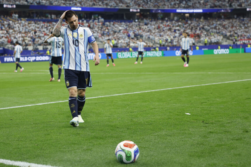 Messi’s first reaction after becoming the top scorer of the World Cup Messi’s first reaction after becoming the top scorer of the World Cup