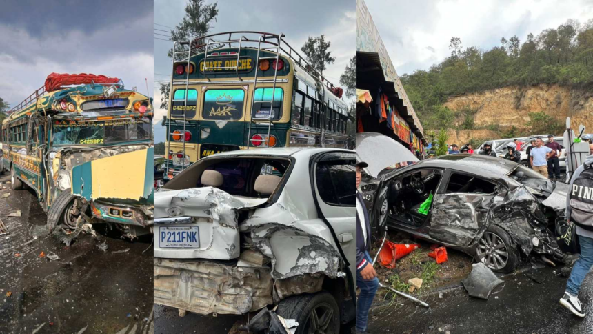 Multiple crash on the Inter-American Highway leaves more than 25 injured and blocks the passage to the West Multiple crash on the Inter-American Highway leaves more than 25 injured and blocks the passage to the West