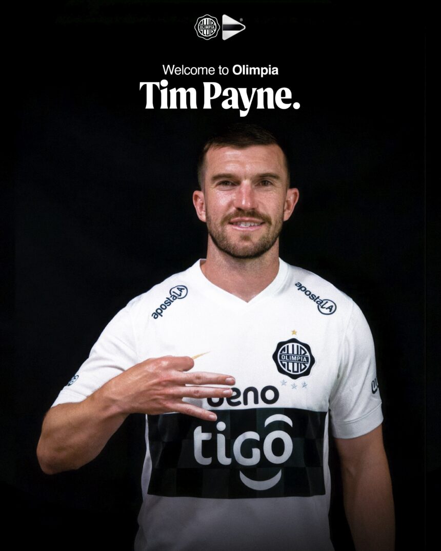 Olimpia confirms the arrival of Tim Payne, New Zealand defender who is competing in the 2026 World Cup Olimpia confirms the arrival of Tim Payne, New Zealand defender who is competing in the 2026 World Cup