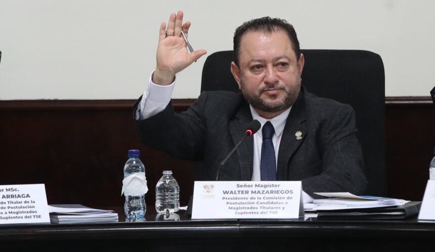Several universities have already committed their vote to Walter Mazariegos so that the CGC postulator presides
