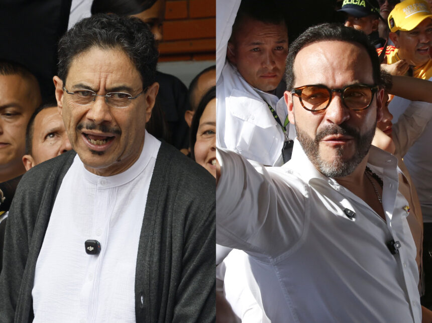 The candidates who will go to the second round of the elections in Colombia