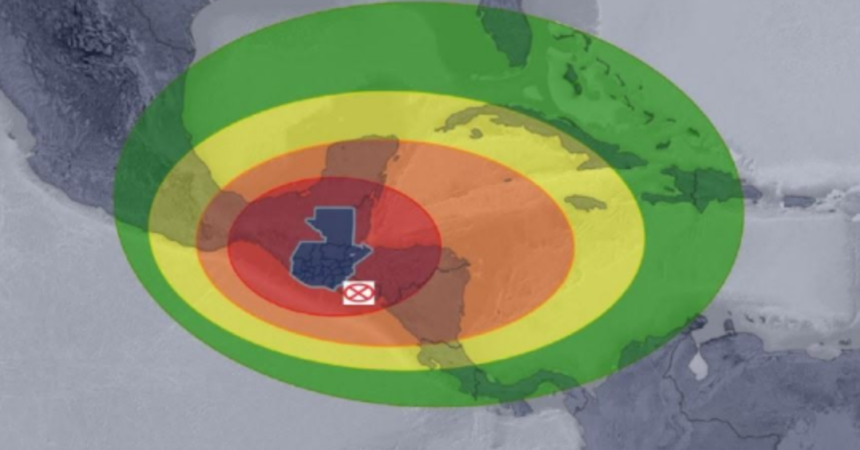 These are the regions with the most probability of rain