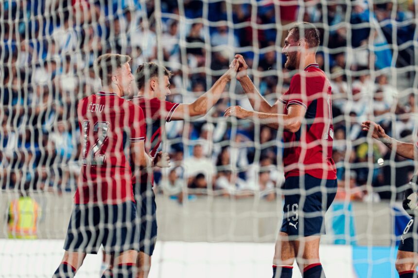 These were the goals of the Czech Republic, the World Cup team that defeated Guatemala
