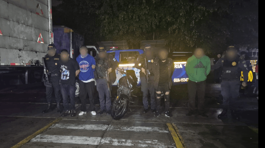 They capture those allegedly responsible for stealing a truck when they were fleeing and they seize a toy weapon