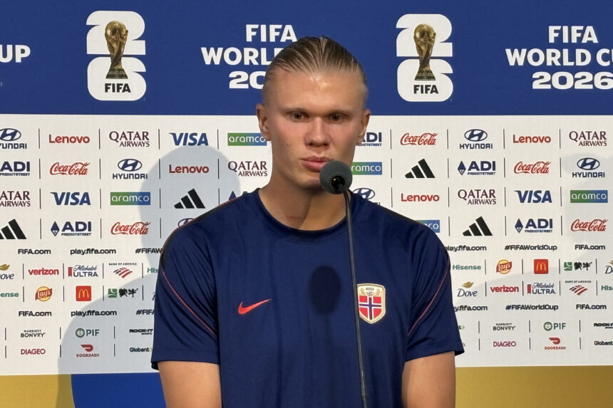 “They will probably beat us” Erling Haaland’s unexpected statement prior to their game against France in the World Cup