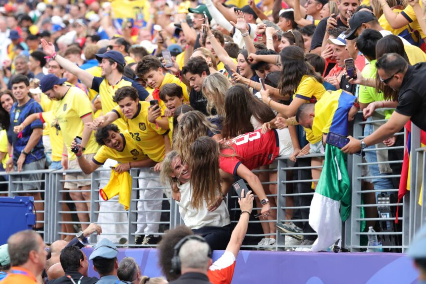 This is how Beccacece celebrated Ecuador’s historic victory against Germany in the 2026 World Cup