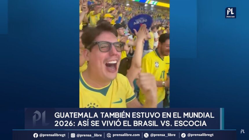 This is how Brazil’s victory over Scotland was experienced from the stands