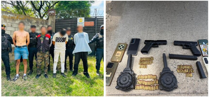 This is how they capture four alleged hitmen from Barrio 18