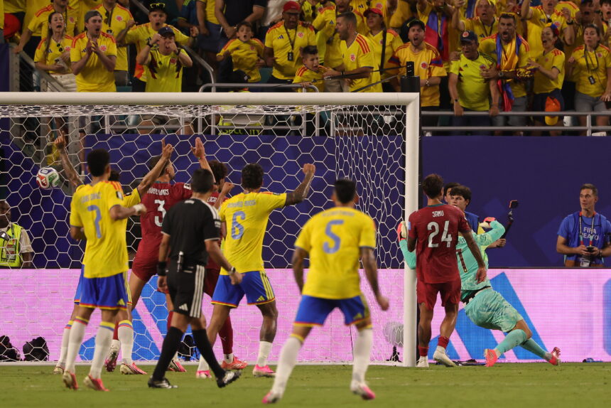 This was the goal that was annulled against Colombia that prevented the victory against Portugal