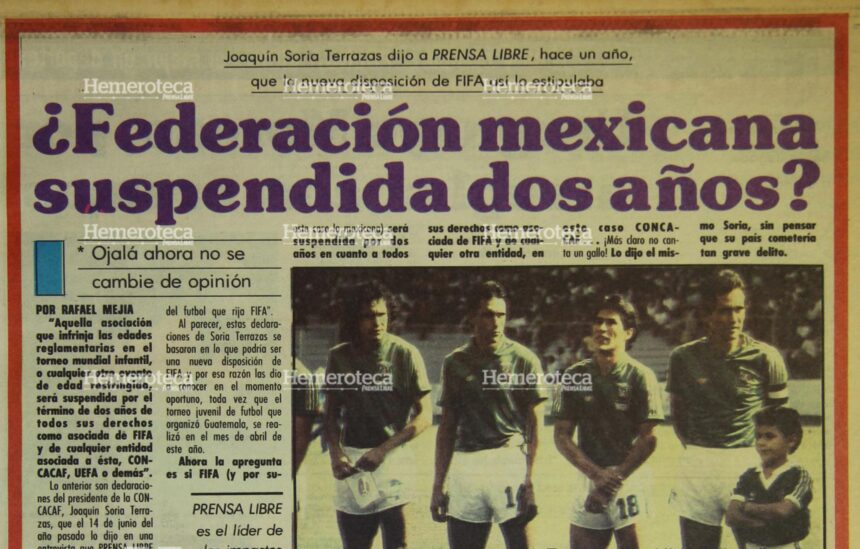 Thus Guatemala took the case of the “Cachirules” to FIFA