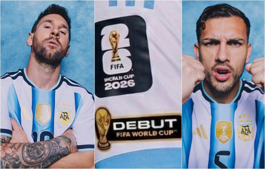 What do the patches that Argentina will wear against Algeria in the 2026 World Cup mean?