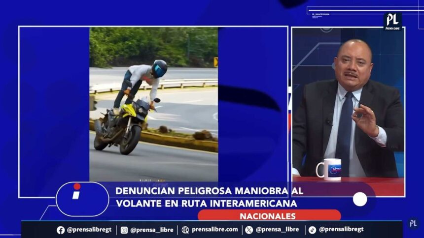 motorist maneuver is captured on the Inter-American route motorist maneuver is captured on the Inter-American route