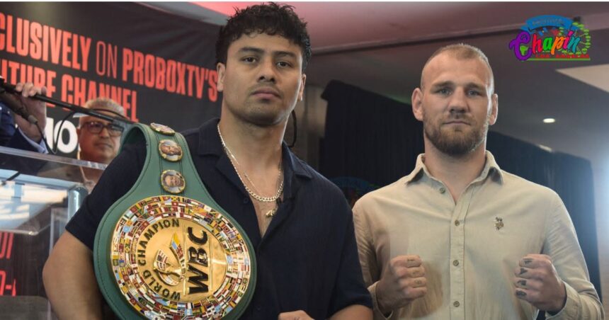 promises victory and points to the winner between Canelo and Mbilli