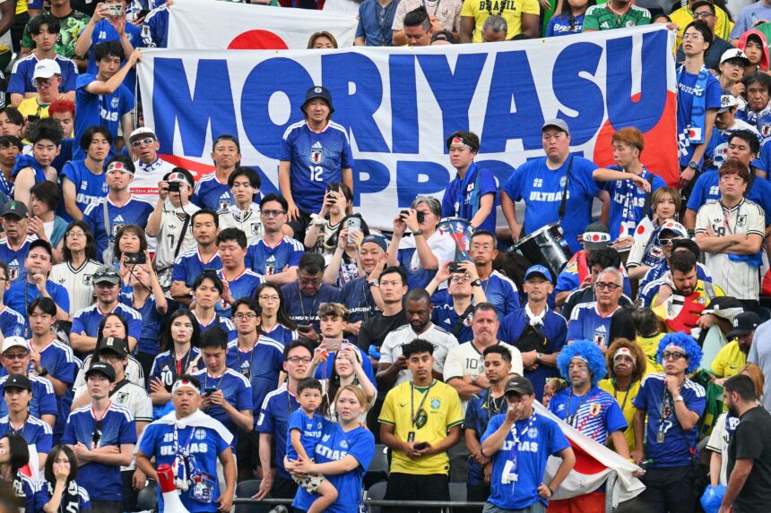 the inconsolable cry of a Japanese fan after Brazil’s agonizing goal in the 2026 World Cup