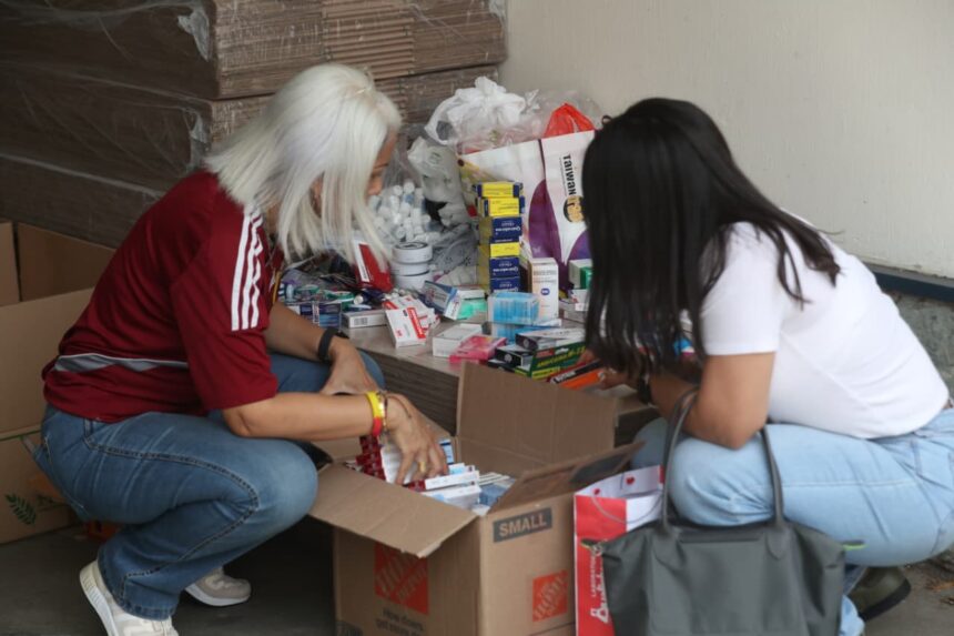 the support that Venezuelans in Guatemala promote for the victims