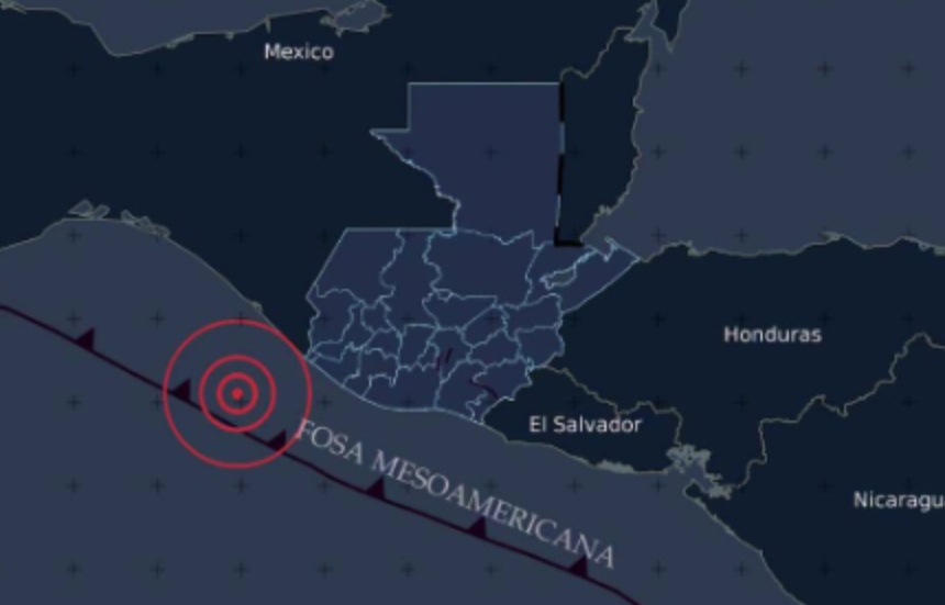 6.2 magnitude earthquake and aftershocks reported by Insivumeh in the last hours