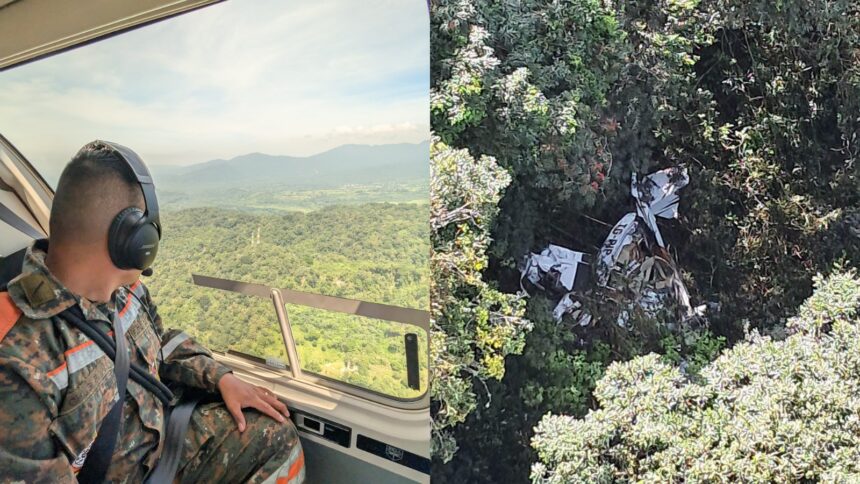 After more than 48 hours, the third victim of the plane crash in Chimaltenango is located and the search for a rescuer continues