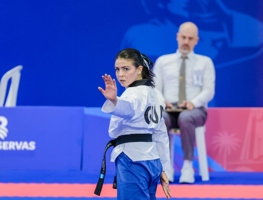 Alejandra Higueros after winning the 2026 Central American and Caribbean Games