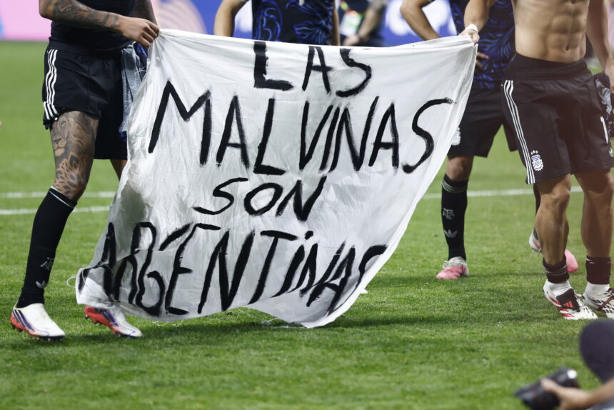 Argentina’s celebration with the Falklands flag: can FIFA act?