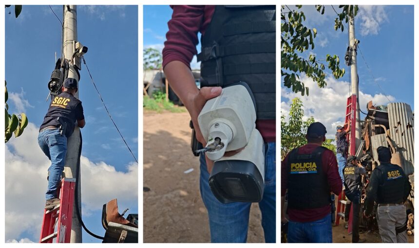 Authorities dismantle clandestine surveillance system installed by gang members in Chimaltenango Authorities dismantle clandestine surveillance system installed by gang members in Chimaltenango