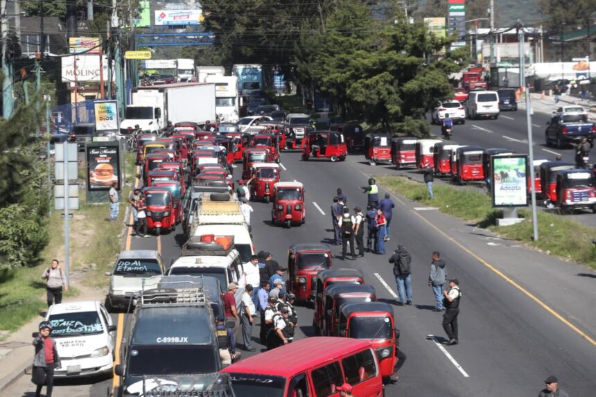 Cacif and business chambers demand to restore traffic in the face of blockages due to rising fuel prices
