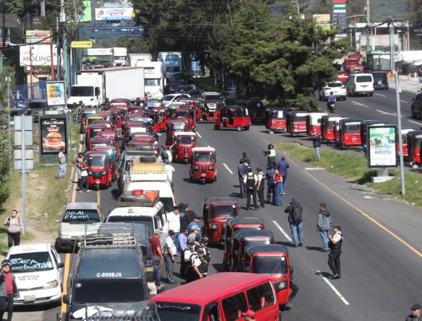 Cacif and business chambers demand to restore traffic in the face of blockages due to rising fuel prices