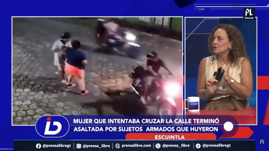 Camera captures assault on woman in Escuintla