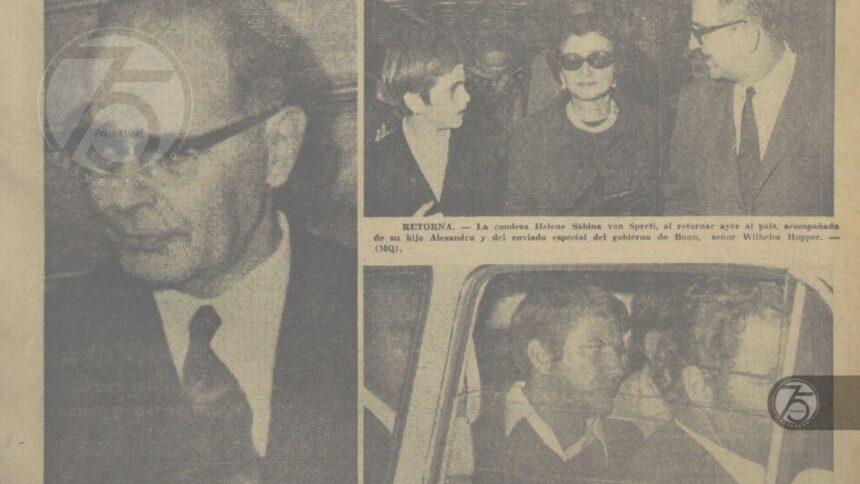 Count Karl von Spreti, German ambassador to Guatemala, is assassinated