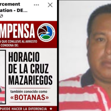 DEA is looking for “el Botanas”, alleged drug trafficker from Los Mayo, who operates between Guatemala and Mexico