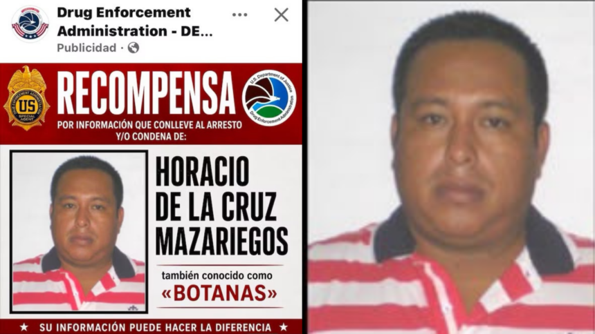 DEA is looking for “el Botanas”, alleged drug trafficker from Los Mayo, who operates between Guatemala and Mexico
