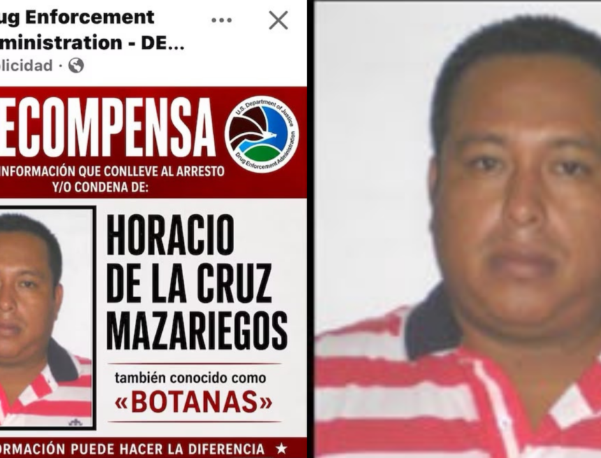 DEA is looking for “el Botanas”, alleged drug trafficker from Los Mayo, who operates between Guatemala and Mexico
