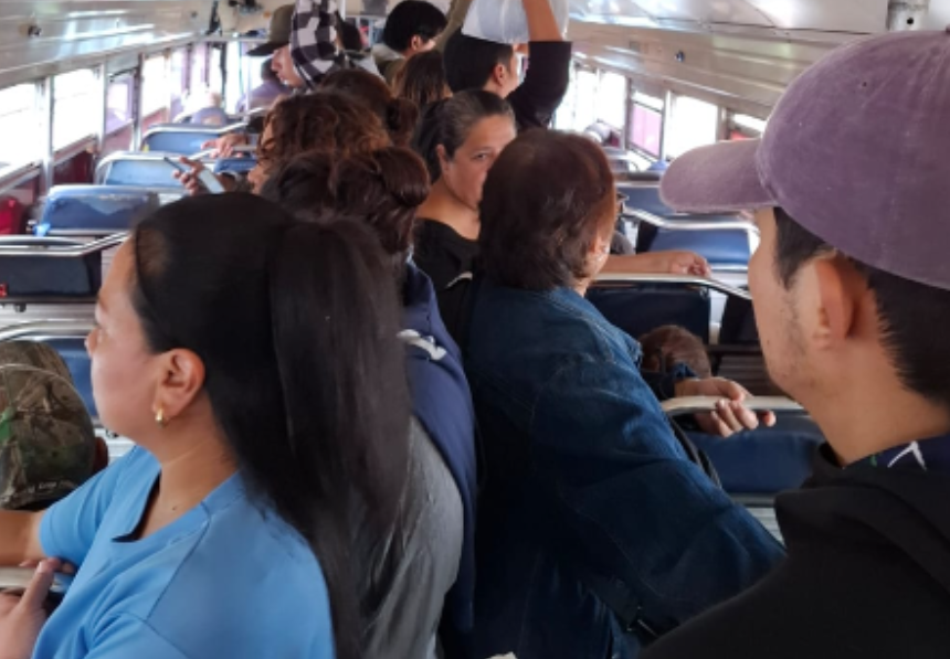 Fares on urban buses rise to Q7 in the capital and Mixco due to increases in fuel