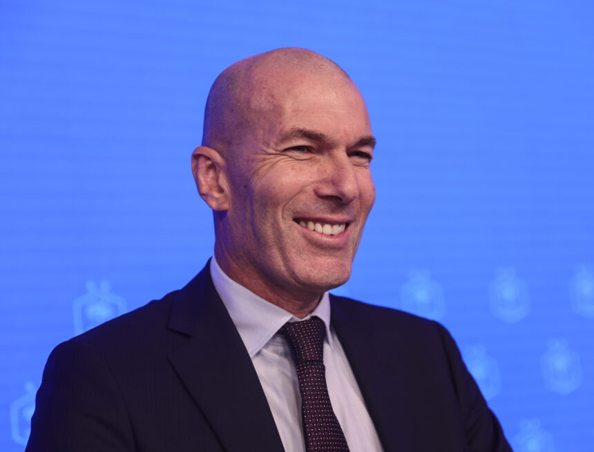 France presents Zinedine Zidane as its new coach
