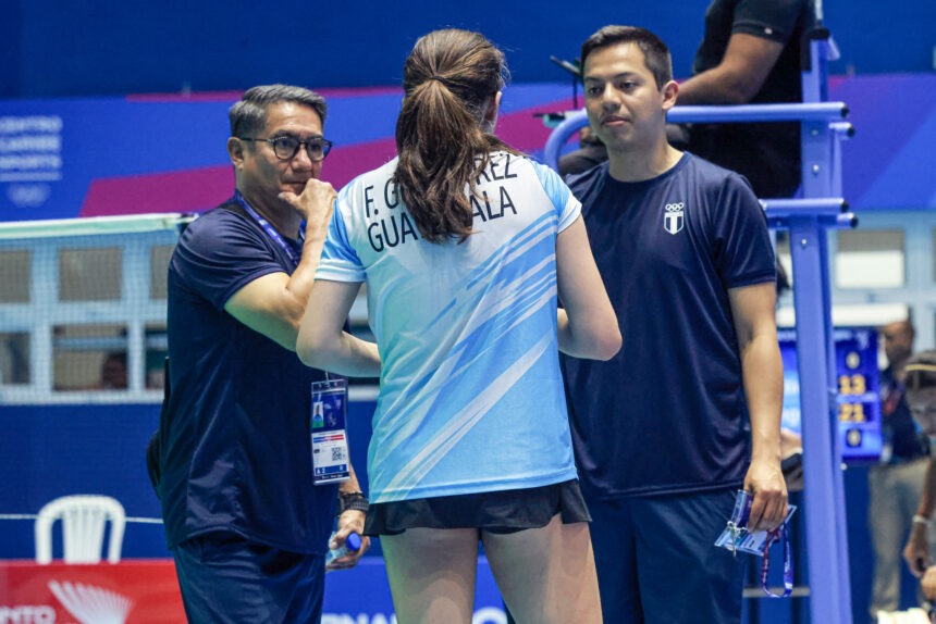 Guatemala competes in the badminton final at the Central American and Caribbean Games in Santo Domingo 2026