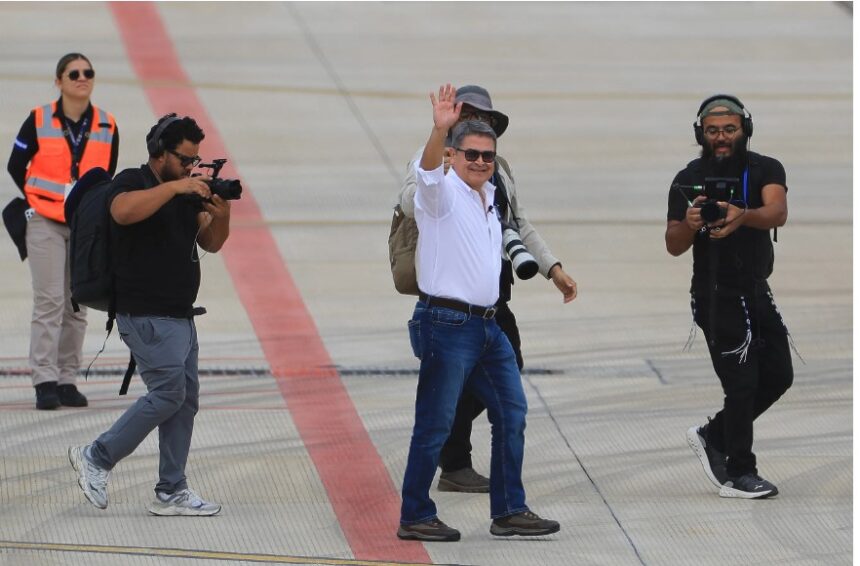 Juan Orlando Hernández returns to Honduras to face justice after a pardon in the US.