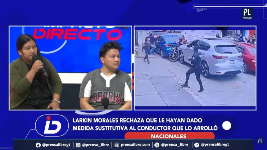Larkin Morales recounts his struggle after losing a leg; His mother questions substitute measures granted to Carlos Acevedo Larkin Morales recounts his struggle after losing a leg; His mother questions substitute measures granted to Carlos Acevedo