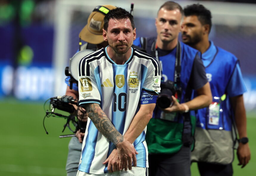 Lionel Messi’s tears after qualifying Argentina to the quarterfinals of the 2026 World Cup