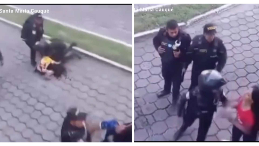 PNC shoots during an altercation with a family from Santa María Cauqué and leaves four injured, including a 5-year-old girl PNC shoots during an altercation with a family from Santa María Cauqué and leaves four injured, including a 5-year-old girl