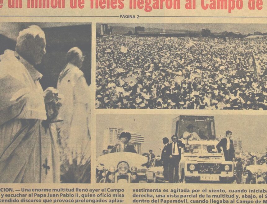 Pope John Paul II visits Guatemala