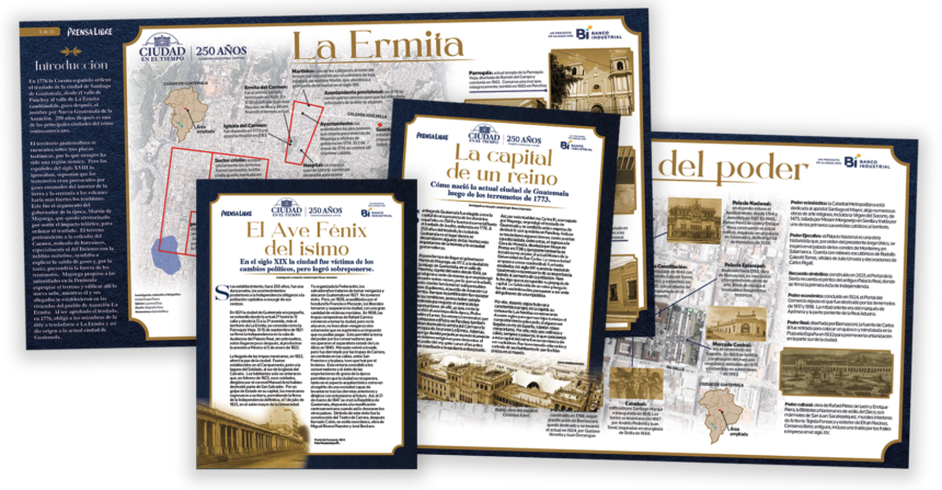 Prensa Libre and Revista D present the series City in Time: 250 years of building ourselves