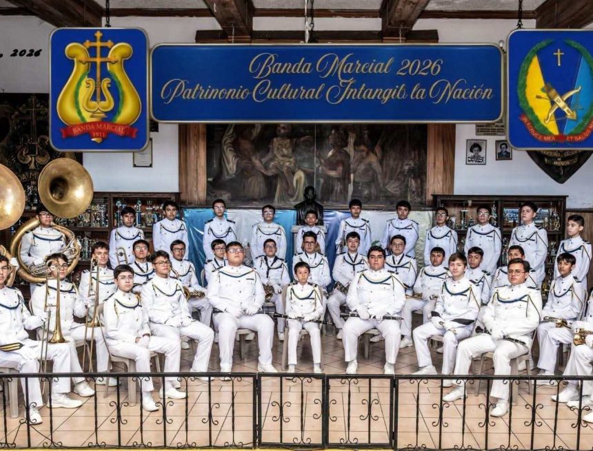 San Sebastián School concert celebrates 86 years of musical legacy with martial band, marimba and a tribute to generations of musicians