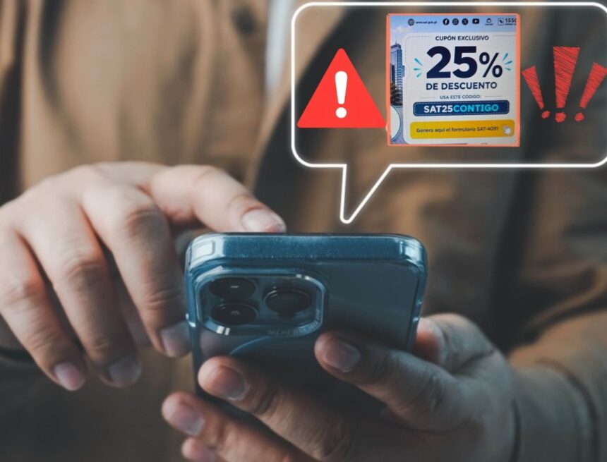 Scammers use the SAT identity to offer a false 25% discount on vehicle circulation tax