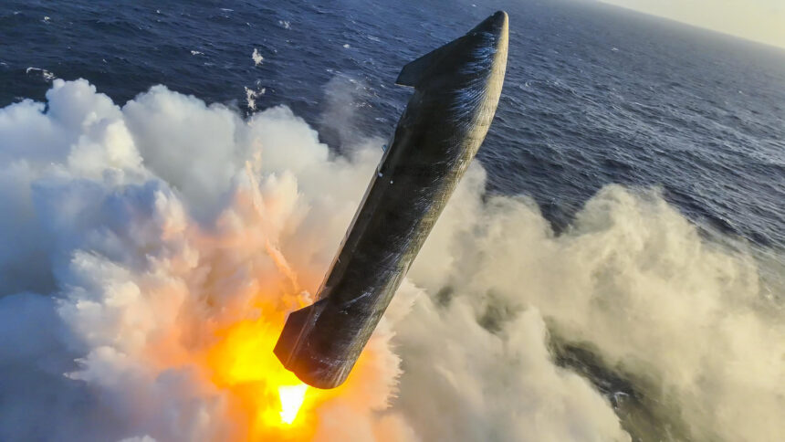 SpaceX advances starship development with successful landing in the Indian Ocean