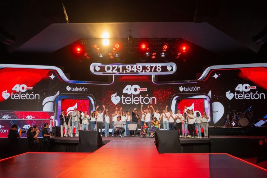 Telethon 2026 celebrates the goal of Q21 million and the union of Guatemalans