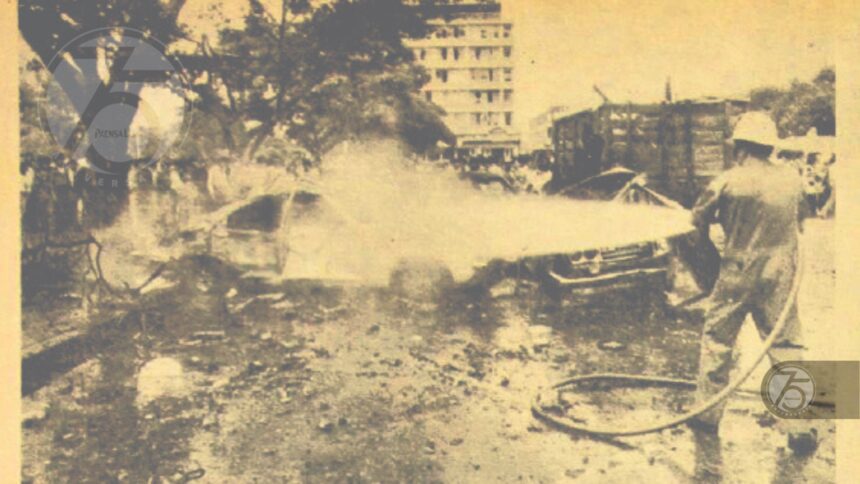 Terrorist bombing in Central Park Terrorist bombing in Central Park