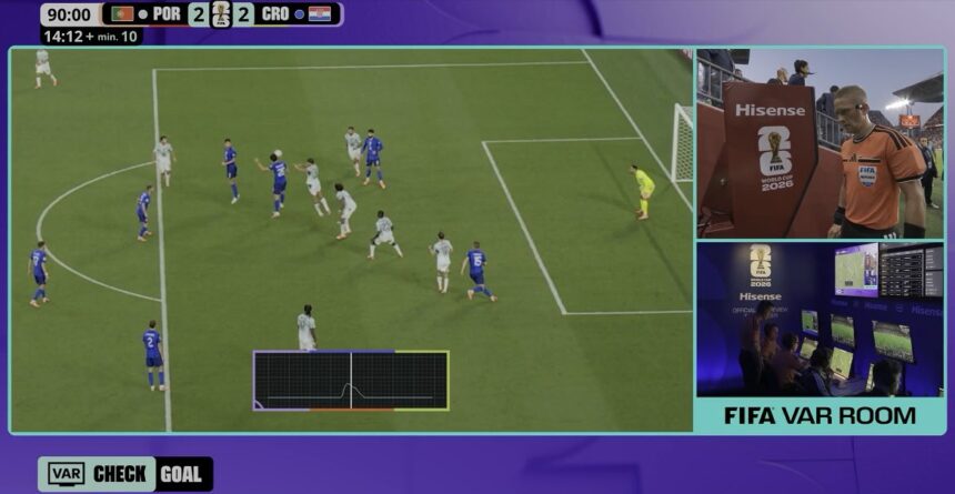 The sensor ball annulled Croatia’s goal and qualified Portugal