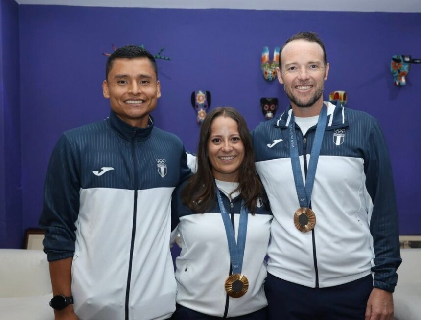 The three Olympic medalists lead the historic Guatemalan delegation for Santo Domingo 2026
