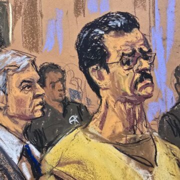 This is how Nicolás Maduro was seen in his third hearing in New York
