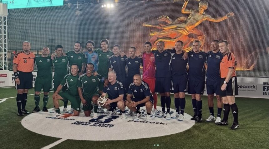 This was his night with Jorge Campos, Higuita and Cafú